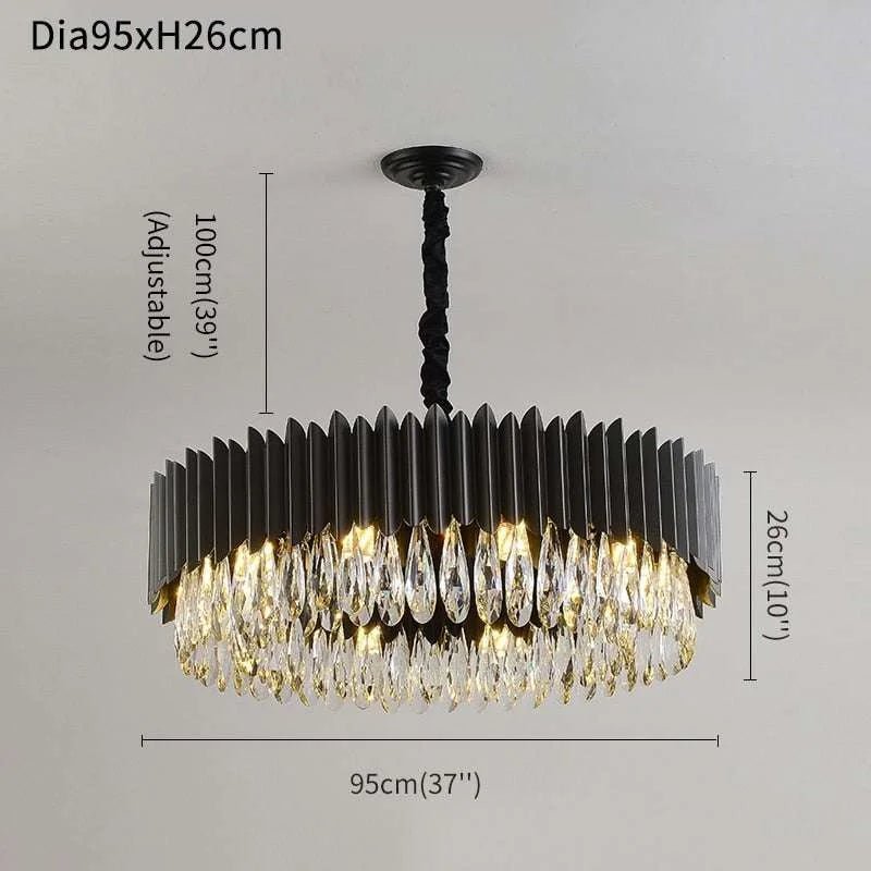 Modern Black Chandelier - Julia M LifeStyles