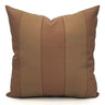 Modern Coffee Colour Cushion Cover with Gold Buckle - Julia M LifeStyles
