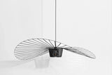 Modern French Designer Straw Hat Chandelier with LED Lighting - Julia M LifeStyles