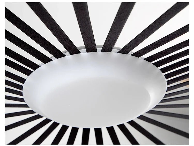 Modern French Designer Straw Hat Chandelier with LED Lighting - Julia M LifeStyles