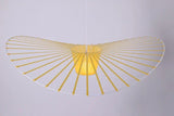 Modern French Designer Straw Hat Chandelier with LED Lighting - Julia M LifeStyles