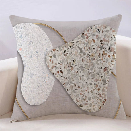 Modern Light Luxury Earth Warm Color Stain Resistant Living Room Pillow (GBCPQ) - Julia M LifeStyles