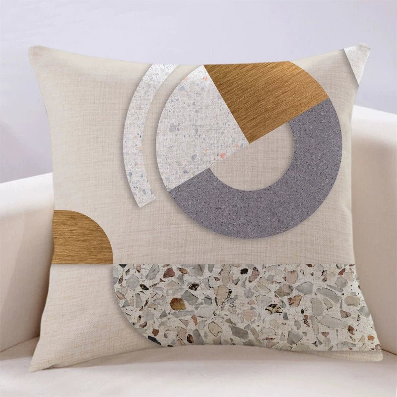 Modern Light Luxury Earth Warm Color Stain Resistant Living Room Pillow (OLKMN) - Julia M LifeStyles