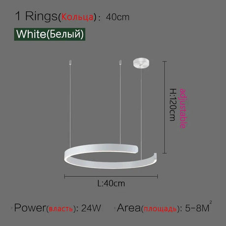 Modern Nordic LED Pendant Chandelier - Elegant Lighting for Every Room - Julia M LifeStyles