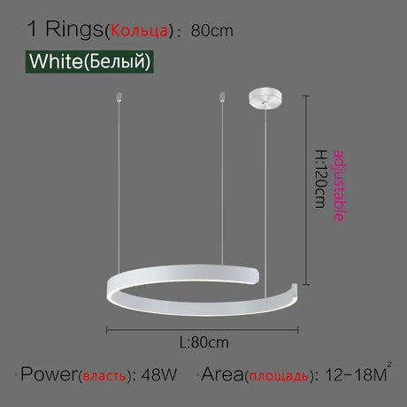 Modern Nordic LED Pendant Chandelier - Elegant Lighting for Every Room - Julia M LifeStyles