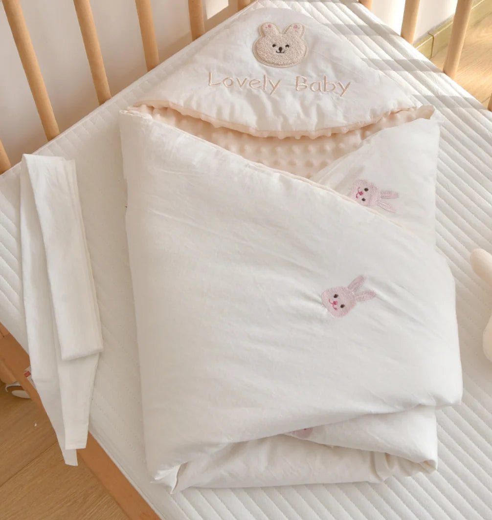 Newborn Baby Blanket Envelope Swaddle Wrap Baby Receiving Blankets Boy Girl Cotton Soft Infant Sleep Sack Crib Stroller Blanket - Julia M LifeStyles