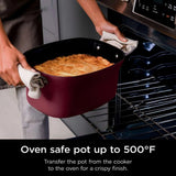 8.5 Quart Slow Cooker, Glass Lid & Integrated Spoon, Nonstick, Oven Safe Pot To 500°F, Multi-Slow Cooker - Julia M LifeStyles