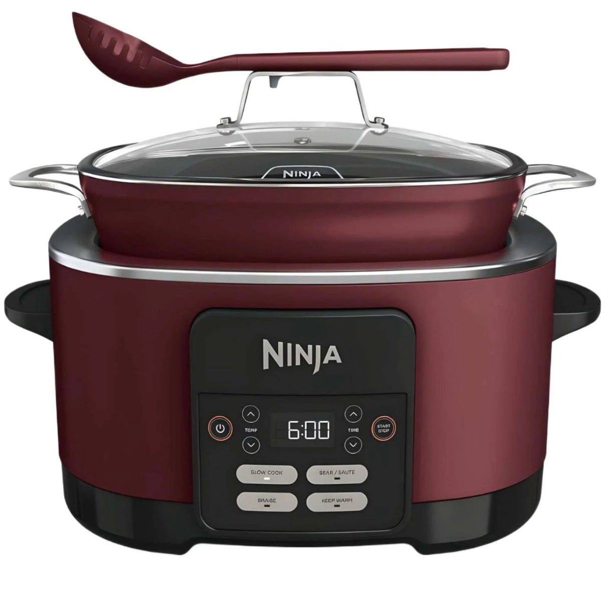8.5 Quart Slow Cooker, Glass Lid & Integrated Spoon, Nonstick, Oven Safe Pot To 500°F, Multi-Slow Cooker - Julia M LifeStyles