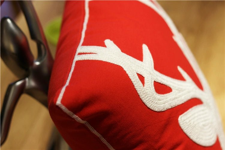 Office New Year Christmas Gift Pillow Embroidery - Julia M LifeStyles