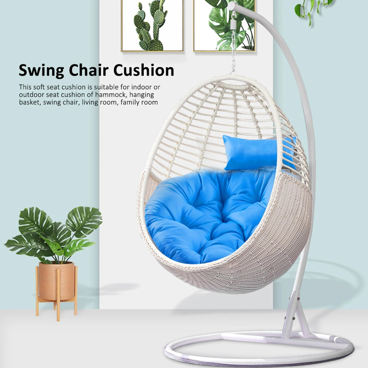 Papasan Chair Cushion Seat Cushion Round Chair Pad Homes Floor Cushion For Home Decoration Soft Swing Chair Cushion Classical - Julia M LifeStyles