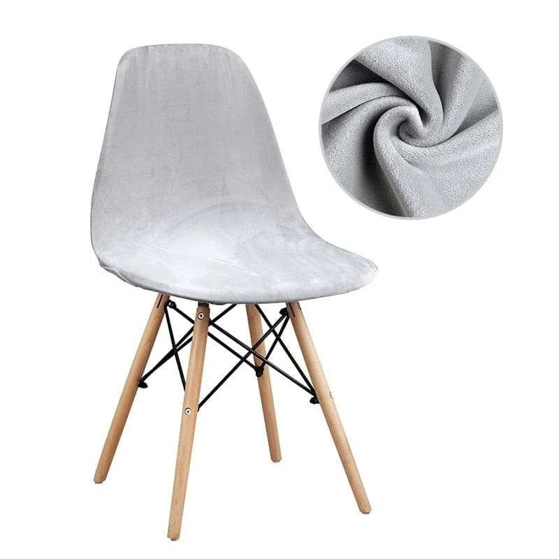 Polar Fleece Shell Armless Chair Covers - 4 Piece - Julia M LifeStyles