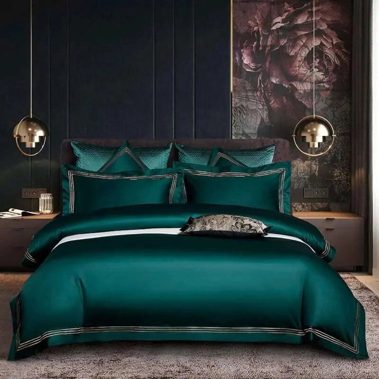 Premium Egyptian Cotton Embroidered Duvet Set - Julia M LifeStyles