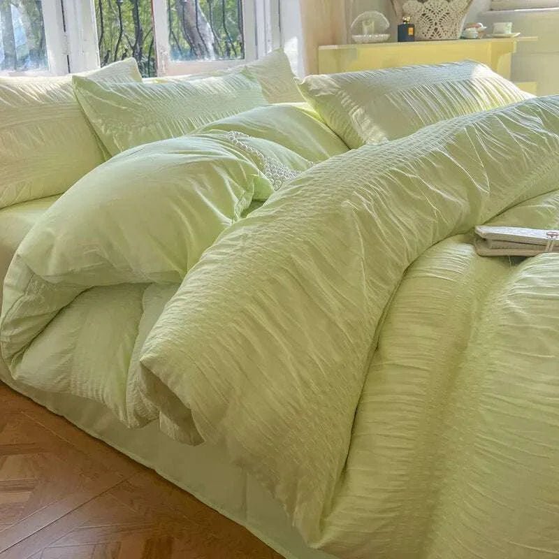 Princess Seersucker Bedding Set - Julia M LifeStyles