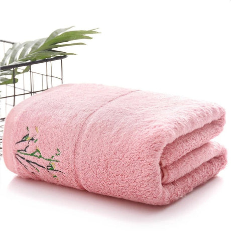 Quality Bamboo Fiber Bath Towels Set Thick Home Soft Quick Absorbent Luxury Hand Face Towels - Julia M LifeStyles