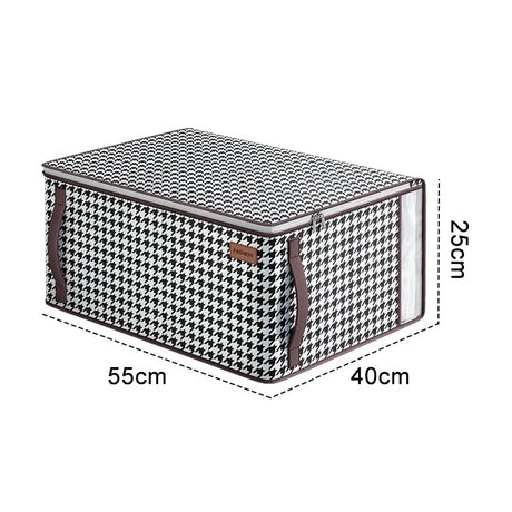 Quilt Storage Box Dustproof Organizers Non-Woven Wardrobe Space Saving Bag House-Moving Bedding Box Travel Storage Organization - Julia M LifeStyles