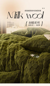Red Velvet Dual-Use Duvet Cover & Plush Blanket - Julia M LifeStyles