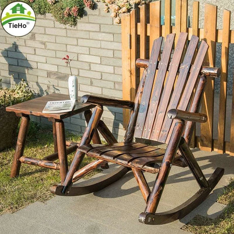 Retro Solid Wood Rocking Chair Coffee Table For Balcony Courtyard Indoor Outdoor Anti-Corrosive Vintage Leisure Furniture Retro Solid Wood Rocking Chair Coffee Table For Balcony Courtyard Indoor Outdoor Anti-Corrosive Vintage Leisure Furniture 3256803087858523-Coffee Table retro solid wood rocking chair 92