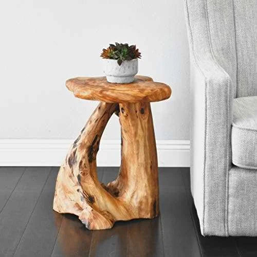 Rustic Multifunctional Wooden Dining Chairs - Set of 2 Rustic Multifunctional Wooden Dining Chairs - Set of 2 3256805781244917-all Tree Stump Table-United States end tables 223