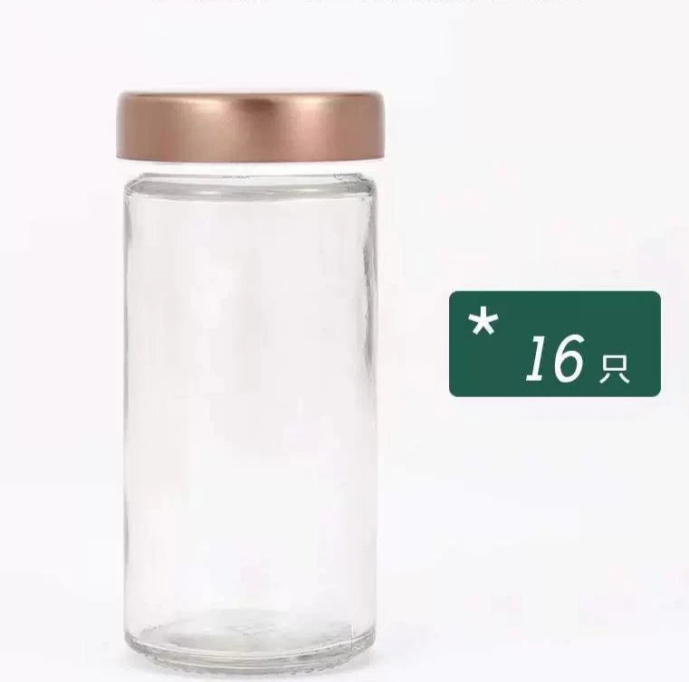 Elegant Rose Gold Stainless Steel & Glass Rotating Seasoning Container - Julia M LifeStyles