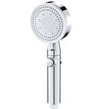 Shower Head Water Saving Black 5 Mode Adjustable High Pressure Shower - One-key Stop Water Massage - Julia M LifeStyles