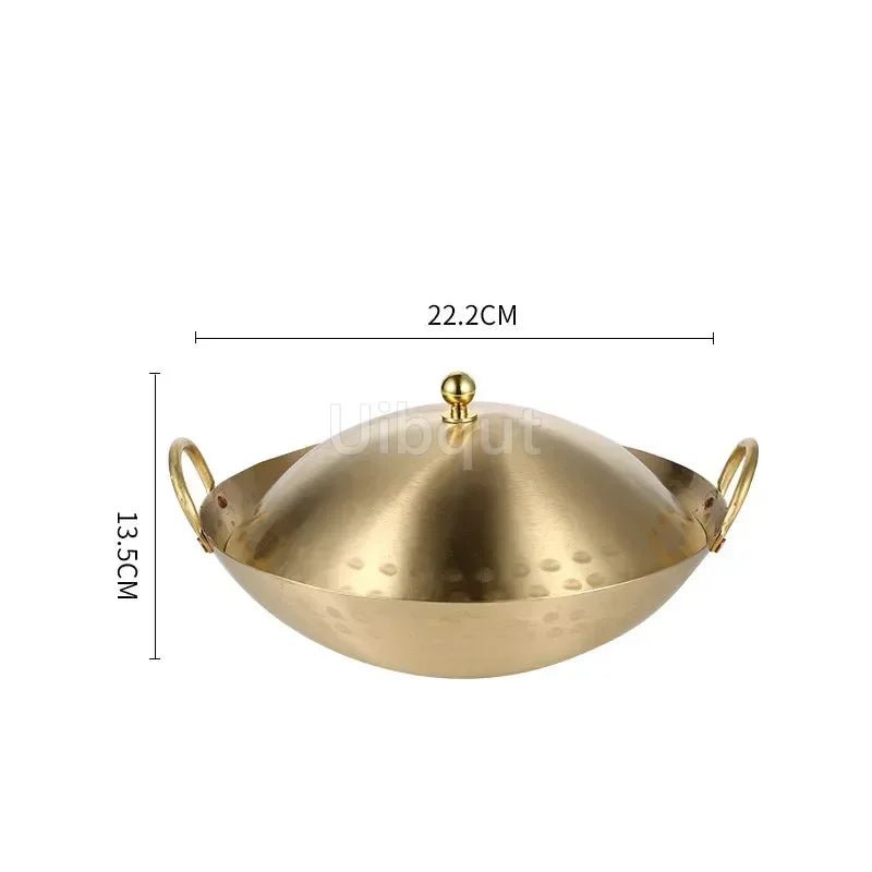 Single Person Eco-Friendly Copper Hotpot with Solid Alcohol Furnace - Julia M LifeStyles