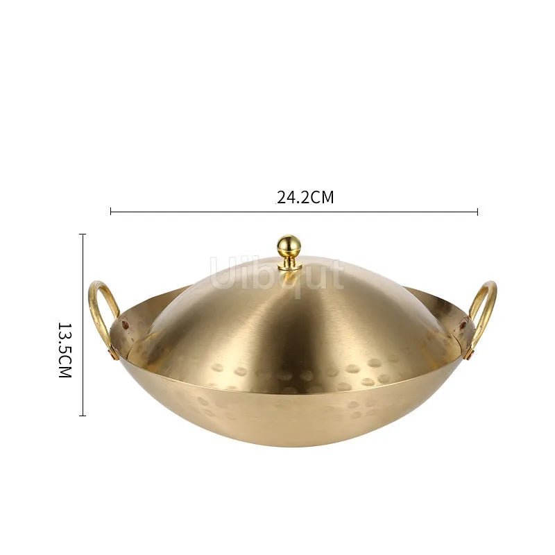Single Person Eco-Friendly Copper Hotpot with Solid Alcohol Furnace - Julia M LifeStyles