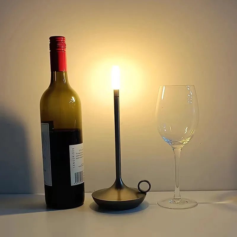 Table lamp for bedroom Rechargeable Wireless touch lamp Camping candle Creative lamp rechargeable USB-C desk lamp - Julia M LifeStyles