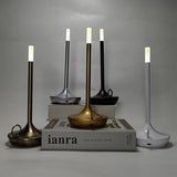 Table lamp for bedroom Rechargeable Wireless touch lamp Camping candle Creative lamp rechargeable USB-C desk lamp - Julia M LifeStyles