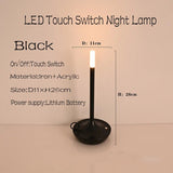 Table lamp for bedroom Rechargeable Wireless touch lamp Camping candle Creative lamp rechargeable USB-C desk lamp - Julia M LifeStyles