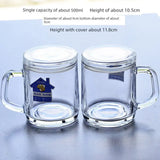 Tempered Glass with Handle Anti - Drop and Heat - Resistant Household Cups - Julia M LifeStyles