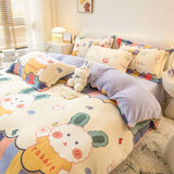 Thickened Winter Milk Velvet Bedding Set - Julia M LifeStyles