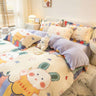 Thickened Winter Milk Velvet Bedding Set - Julia M LifeStyles