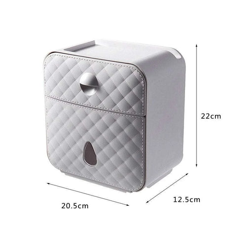 Toilet Roll Holder Waterproof Paper Towel Holder Wall Mounted Wc Roll Paper Stand Case Tube Storage Box Bathroom Accessories Toilet Roll Holder Waterproof Paper Towel Holder Wall Mounted Wc Roll Paper Stand Case Tube Storage Box Bathroom Accessories 3256804658527421-White 44