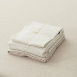 Ultra Soft 100% Washed Cotton Grey Stripe Duvet Cover Set with Sheet & Pillowcases - Julia M LifeStyles