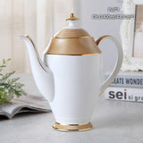 Vintage Bone China Tea Pot British Ceramic Teapot Europe Porcelain Coffee Pot Cafe Drinkware Advanced Teaware Drop Shipping - Julia M LifeStyles