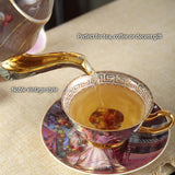 Vintage Bone China Tea Pot British Ceramic Teapot Europe Porcelain Coffee Pot Cafe Drinkware Advanced Teaware Drop Shipping - Julia M LifeStyles