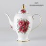 Vintage Bone China Tea Pot British Ceramic Teapot Europe Porcelain Coffee Pot Cafe Drinkware Advanced Teaware Drop Shipping - Julia M LifeStyles