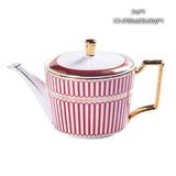 Vintage Bone China Tea Pot British Ceramic Teapot Europe Porcelain Coffee Pot Cafe Drinkware Advanced Teaware Drop Shipping - Julia M LifeStyles