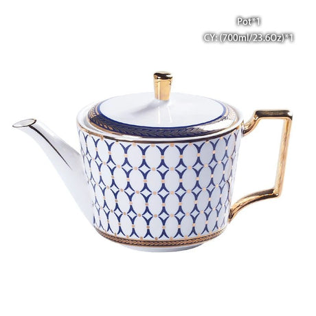 Vintage Bone China Tea Pot British Ceramic Teapot Europe Porcelain Coffee Pot Cafe Drinkware Advanced Teaware Drop Shipping - Julia M LifeStyles