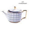 Vintage Bone China Tea Pot British Ceramic Teapot Europe Porcelain Coffee Pot Cafe Drinkware Advanced Teaware Drop Shipping - Julia M LifeStyles