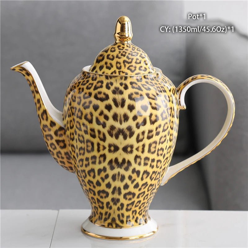Vintage Bone China Tea Pot British Ceramic Teapot Europe Porcelain Coffee Pot Cafe Drinkware Advanced Teaware Drop Shipping - Julia M LifeStyles