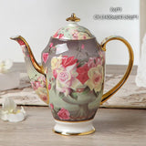 Vintage Bone China Tea Pot British Ceramic Teapot Europe Porcelain Coffee Pot Cafe Drinkware Advanced Teaware Drop Shipping - Julia M LifeStyles