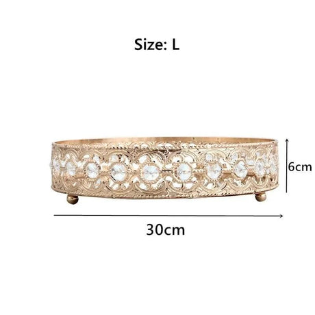 Vintage Hollow-carved Glass Mirror Tray - Keep Your Sundries Organized in Style - Elevate Any Setting - Julia M LifeStyles