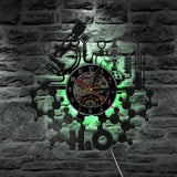 Vinyl Wall Art Clock - Julia M LifeStyles