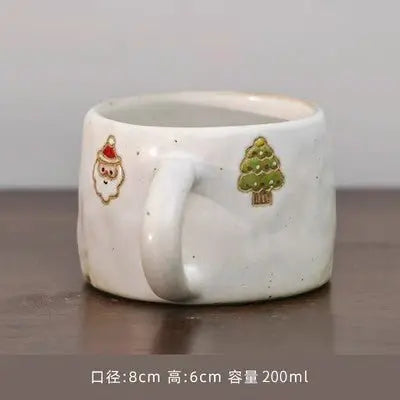 Handmade Retro Japanese Stoneware Heart Mug - Julia M LifeStyles