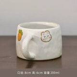 Handmade Retro Japanese Stoneware Heart Mug - Julia M LifeStyles
