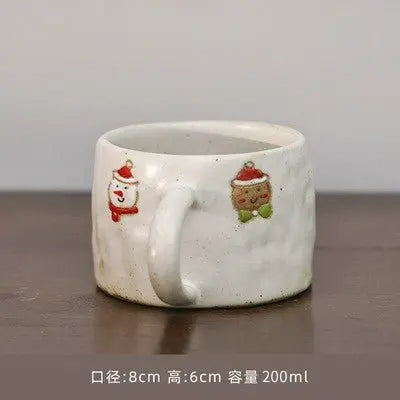 Handmade Retro Japanese Stoneware Heart Mug - Julia M LifeStyles