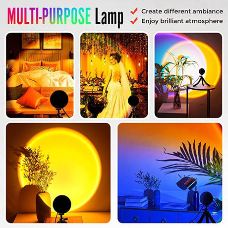 LED Projector Sunset Lamp - Julia M Home & Kitchen